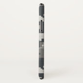 Grijze militaire bakstenen Case-Mate iPhone case (Achterkant / rechts)