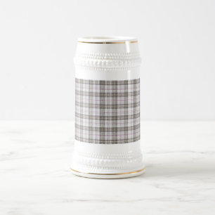 Grijze mode tartan bierpul