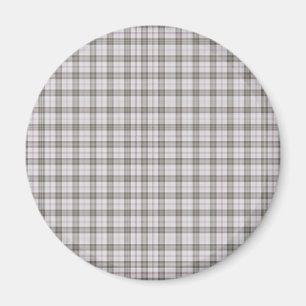 Grijze mode tartan magneet