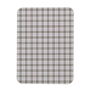 Grijze mode tartan magneet