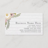 Grijze Mode Visitekaartje (Achterkant)