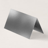 Grijze moderne achtergrond visitekaartjes (Achterkant)