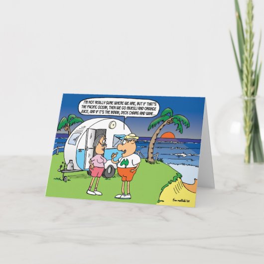 Grijze nomadenKerstkaart Feestdagen Kaart (Voorkant)