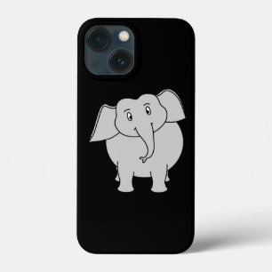 Grijze olifant. iPhone 13 mini hoesje