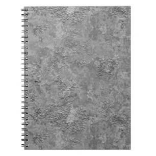 Grijze onbewerkte beton/cementmuis-textuur-laptop notitieboek