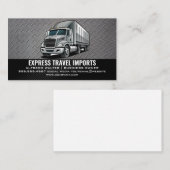 grijze oplegger | Vervoer Visitekaartje (Voorkant / Achterkant)