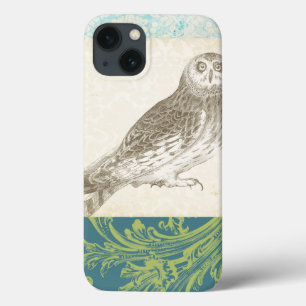 Grijze opwinding op Patroonachtergrond iPhone 13 Hoesje