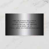 Grijze platte Visitekaartjes (Achterkant)