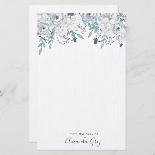 Grijze pony's - Aangepaste laptop Briefpapier (Voorkant / Achterkant)