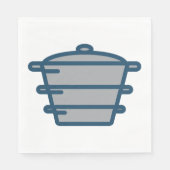 Grijze Pot Servetten (Voorkant)