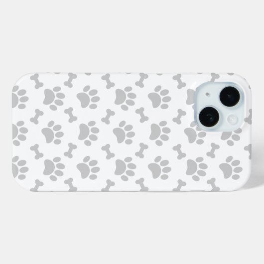 Grijze poten en Botten Case-Mate iPhone Case (Achterkant (horizontaal))