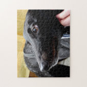 Grijze puzzel legpuzzel (Verticaal)