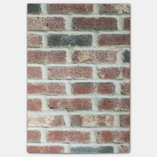 Grijze rode bakstenen Wandachtergrond Brick textuu Post-it® Notes