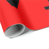 Grijze Rood Achtergrond Liefde Trouwen  Cadeaupapier (Rol Hoek)