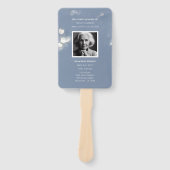 Grijze rouwkaarten handwaaier (Voorkant)