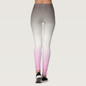Grijze roze ombre leggings (Achterkant)