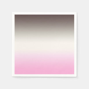 Grijze roze ombre servet