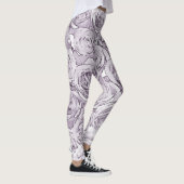 Grijze Rozen Leggings (Rechts)