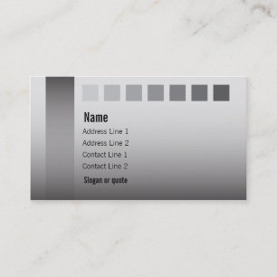 Grijze schaduwen met Visitekaartje op vierkantjes
