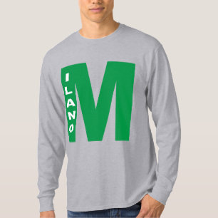 Grijze shirt met lange mouwen DESIGN MILANO