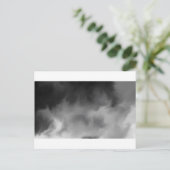 Grijze, slechte rook. briefkaart (Staand voorkant)
