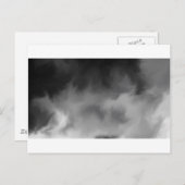 Grijze, slechte rook. briefkaart (Voorkant / Achterkant)