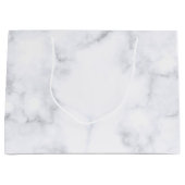 Grijze smelttextuur groot cadeauzakje (Voorkant)