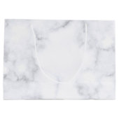 Grijze smelttextuur groot cadeauzakje (Achterkant)