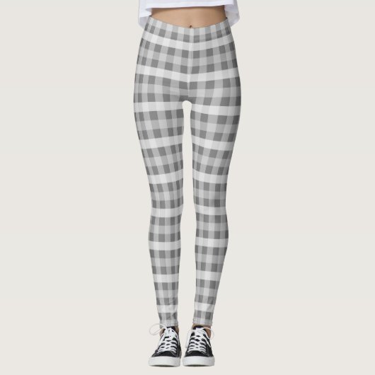 Grijze speldenstaart leggings (Voorkant)