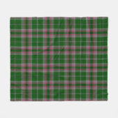 Grijze speldenstaarten fleece deken (Voorkant (Horizontaal))