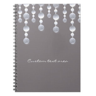 Grijze Spiegel Glam Glamour Chic Notitieboek journ