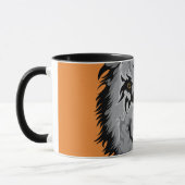 Grijze stam wolfskop mok (Links)
