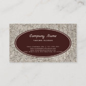 Grijze steen gemarmerd visitekaartje (Achterkant)