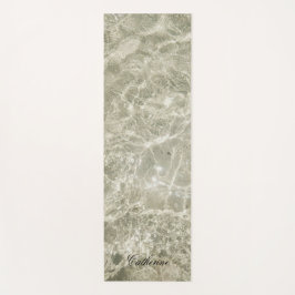 Grijze Steentextuur Moderne Aangepaste Milieuvrien Yogamat