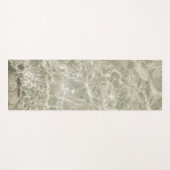 Grijze Steentextuur Moderne Aangepaste Milieuvrien Yogamat (Voorkant (horizontaal))