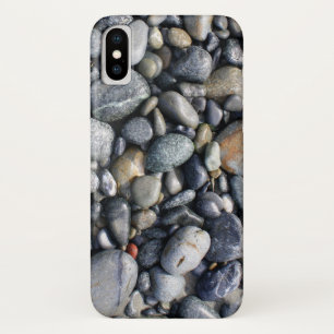Grijze stenen en kiezelstenen iPhone x hoesje
