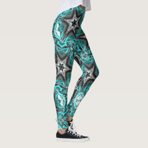 Grijze ster in aanraking met geslepen, glas of met leggings