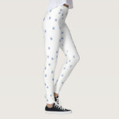 Grijze Stippen Circles Witte Leggings (Rechts)