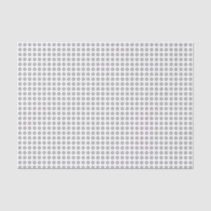 Grijze Stippen op wittepapier Tissuepapier