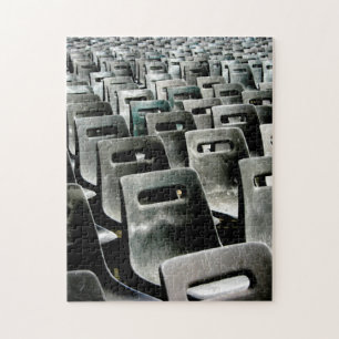 Grijze stoelen legpuzzel