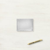 Grijze stone textuur post-it® notes (Op bureau)