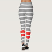 Grijze streep leggings (Achterkant)