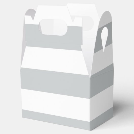 Grijze streepjes wijzigen in om het even welke kle bedankdoosjes (Geopend)