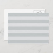 Grijze streepjes wijzigen in om het even welke kle briefkaart (Voorkant / Achterkant)