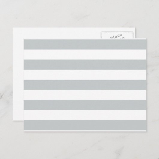 Grijze streepjes wijzigen in om het even welke kle briefkaart (Voorkant / Achterkant)