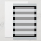 Grijze streepjes wijzigen in om het even welke kle briefpapier (Voorkant / Achterkant)