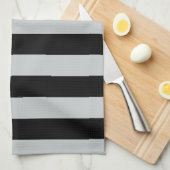 Grijze streepjes wijzigen in om het even welke kle theedoek (Quarter Fold)
