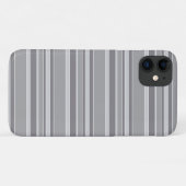 Grijze strepen Case-Mate iPhone case (Achterkant (horizontaal))