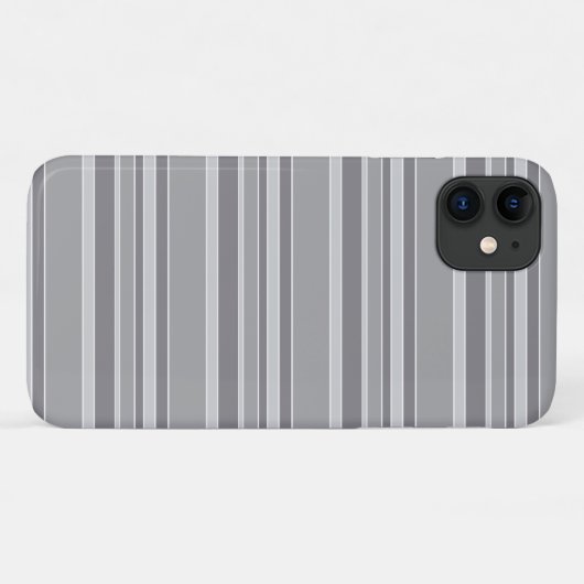 Grijze strepen Case-Mate iPhone case (Achterkant (horizontaal))
