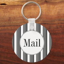 Grijze Strepen op Witte Bewerkbare E-mail Sleutelh